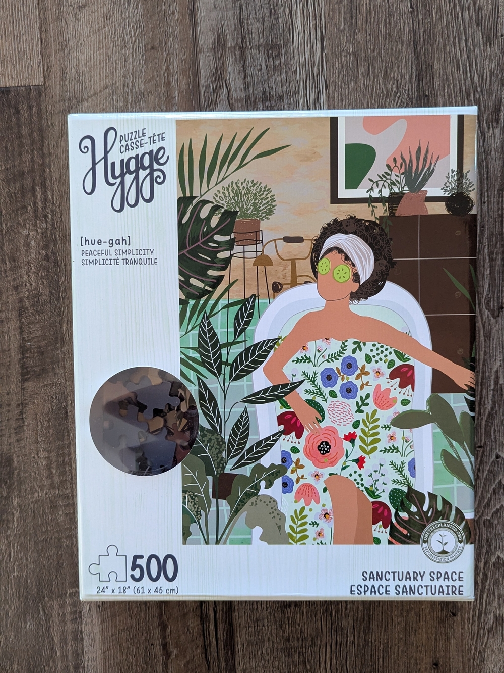 Hygge "Sanctuary Space" Jigsaw Puzzle Missing One Piece